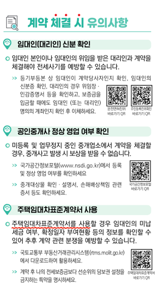 전세대출 체크리스트